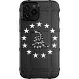 Load image into Gallery viewer, 13 Stars Gadsden Snake Dont Tread On Me Custom Printed Android &amp; Apple Phone Case Design White Black