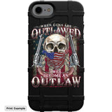 Load image into Gallery viewer, 2nd Amendment American Outlaw 2A Custom Printed Android &amp; Apple Phone Case Design